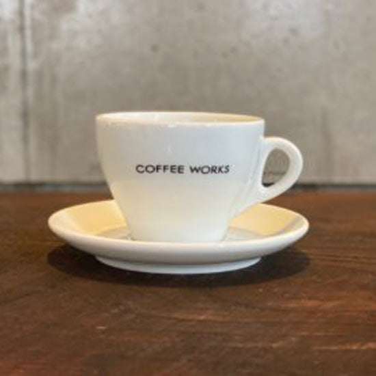 COFFEE WORKS オリジナル カフェラテカップ ＆ ソーサー